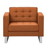 Fauteuil Chelsea Tissu Tissu Milan : Marron rouille - Luge