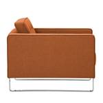 Fauteuil Chelsea Tissu Tissu Milan : Marron rouille - Luge