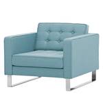 Fauteuil Chelsea Tissu Tissu Selva : Bleu clair - Luge