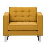 Fauteuil Chelsea Tissu Tissu Selva : Jaune moutarde - Luge