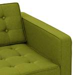 Fauteuil Chelsea geweven stof Stof Ramira: Limegroen - Cilinder