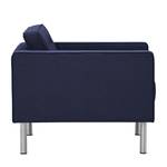 Fauteuil Chelsea Tissu Tissu Milan : Bleu foncé - Cylindre