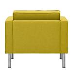 Fauteuil Chelsea geweven stof Geweven stof Milan: Geel - Cilinder