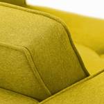 Fauteuil Chelsea geweven stof Geweven stof Milan: Geel - Cilinder