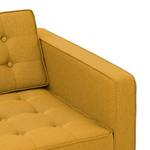 Fauteuil Chelsea geweven stof Stof Selva: Mosterdgeel - Cilinder