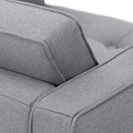 Sessel Chelsea Webstoff Stoff Ramira: Silber - Zylinder