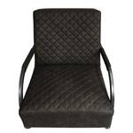 Fauteuil Cisco Aspect cuir vieilli - Basalte