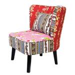 Fauteuil Club Patchwork Rouge