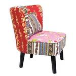 Fauteuil Club Patchwork Rouge