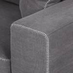 Fauteuil Coeur Tissu en coton gris - Anthracite