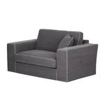 Fauteuil Coeur Tissu en coton gris - Anthracite