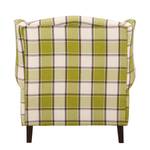 Fauteuil à oreilles Colmar XL Tissu - Beige vert