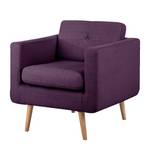 Fauteuil Croom Tissu mauve