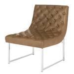 Fauteuil Dilly Imitation cuir - Marron