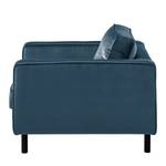 Fauteuil Edina Velours - Bleu foncé