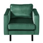 Fauteuil Edina fluweel - Zeegroen