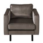 Fauteuil Edina Velours - Noix de muscade