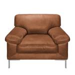 Fauteuil Parlin Cuir véritable - Cognac - Cognac