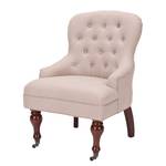 Fauteuil Falcon Bouleau massif / Lin Beige