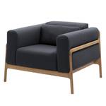 Fauteuil Fleek Stof Ever: Antraciet - Bruin