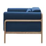 Fauteuil Fleek Tissu Ever : Bleu foncé - Beige