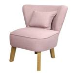 Fauteuil Freya I geweven stof mauve - Mauve