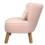 Fauteuil Freya II Tissu Beige - Couleur pastel abricot