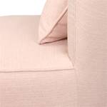 Fauteuil Freya II geweven stof beige - Pastel abrikoos