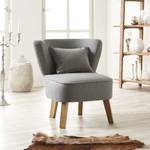 Poltrona Freya III Tessuto Beige - Grigio