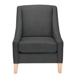 Fauteuil Gin Gin vilt - Antraciet