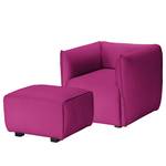 Sessel Grady I Webstoff Webstoff - Fuchsia