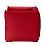 Fauteuil Grady I geweven stof - Rood