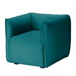 Fauteuil Grady I Tissu - Bleu pétrole