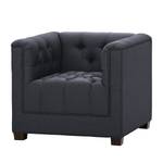 Fauteuil Grand geweven stof Geweven stof Milan: Antraciet