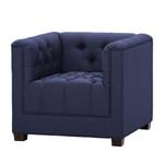 Fauteuil Grand Tissu Tissu Milan : Bleu foncé