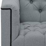 Fauteuil Grand Duo Tissu Tissu Selva : Gris argenté