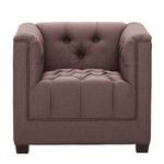 Fauteuil Grand Tissu Tissu Milan : Gris-Marron