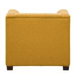 Fauteuil Grand Tissu Tissu Selva : Jaune moutarde