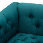 Fauteuil Grand geweven stof Stof Ramira: Turquoise