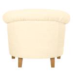 Fauteuil Great Hale I geweven stof Licht beige