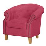 Fauteuil Great Hale I Tissu - Framboise