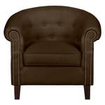 Fauteuil Great Hale II geweven stof Bruin