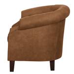 Fauteuil Great Hale III Aspect cuir ancien - Brun