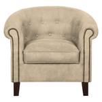 Fauteuil Great Hale III Aspect cuir ancien - Beige chaud