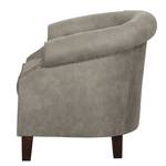 Fauteuil Great Hale III antieke leerlook Kleibruin