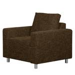 Fauteuil Greenwood Tissu Tissu structuré Lawan: Marron