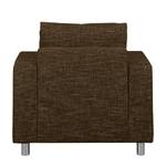 Fauteuil Greenwood Tissu Tissu structuré Lawan: Marron