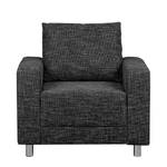 Fauteuil Greenwood Tissu Tissu structuré Lawan: Noir