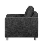 Fauteuil Greenwood Tissu Tissu structuré Lawan: Noir