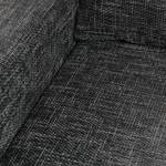 Fauteuil Greenwood Tissu Tissu structuré Lawan: Noir